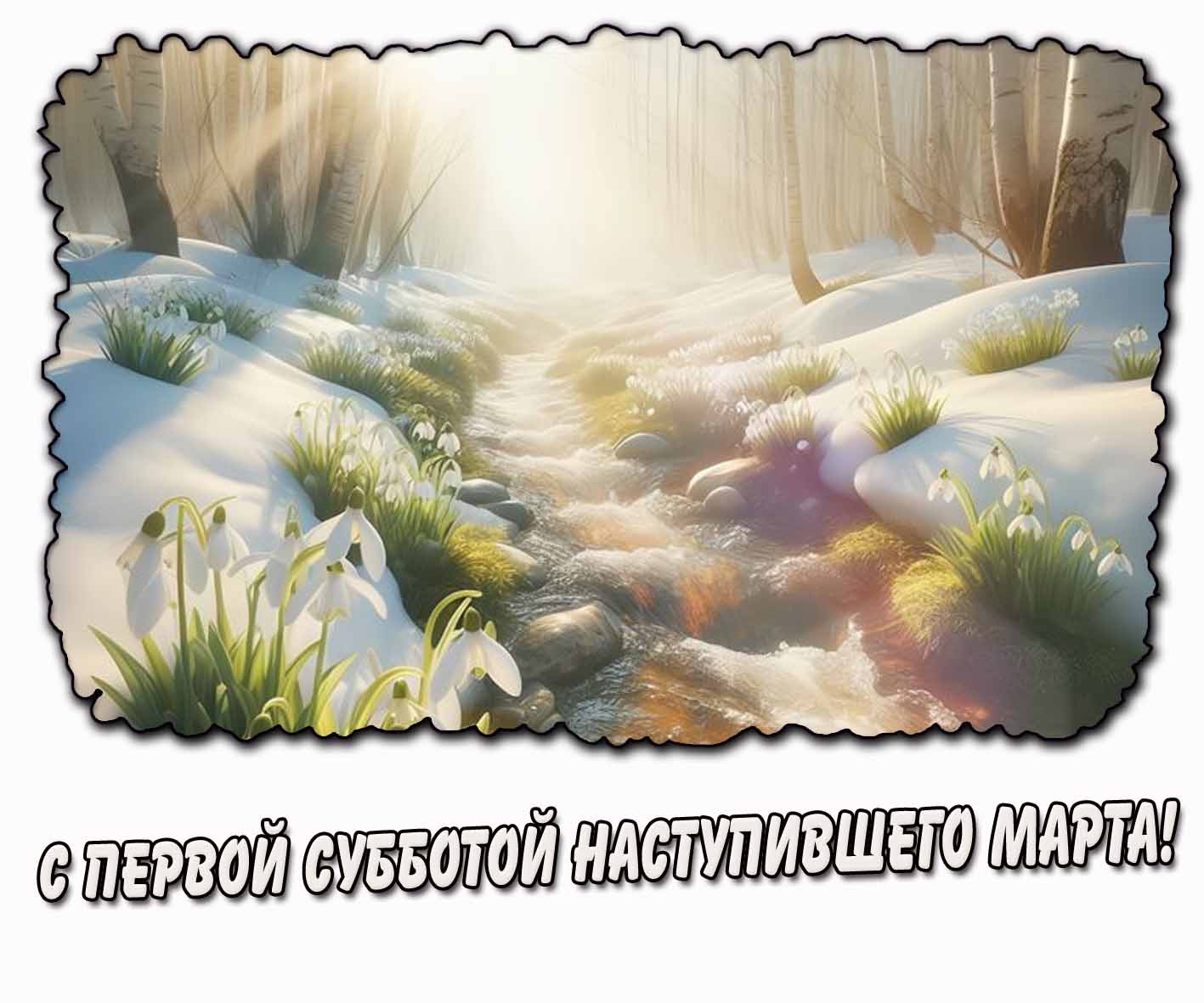 Картинка с первой субботой наступившего марта