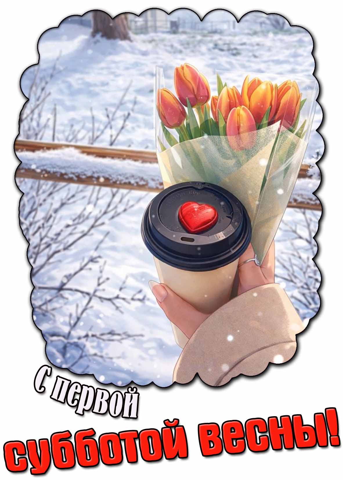 Картинка с первой субботой весны