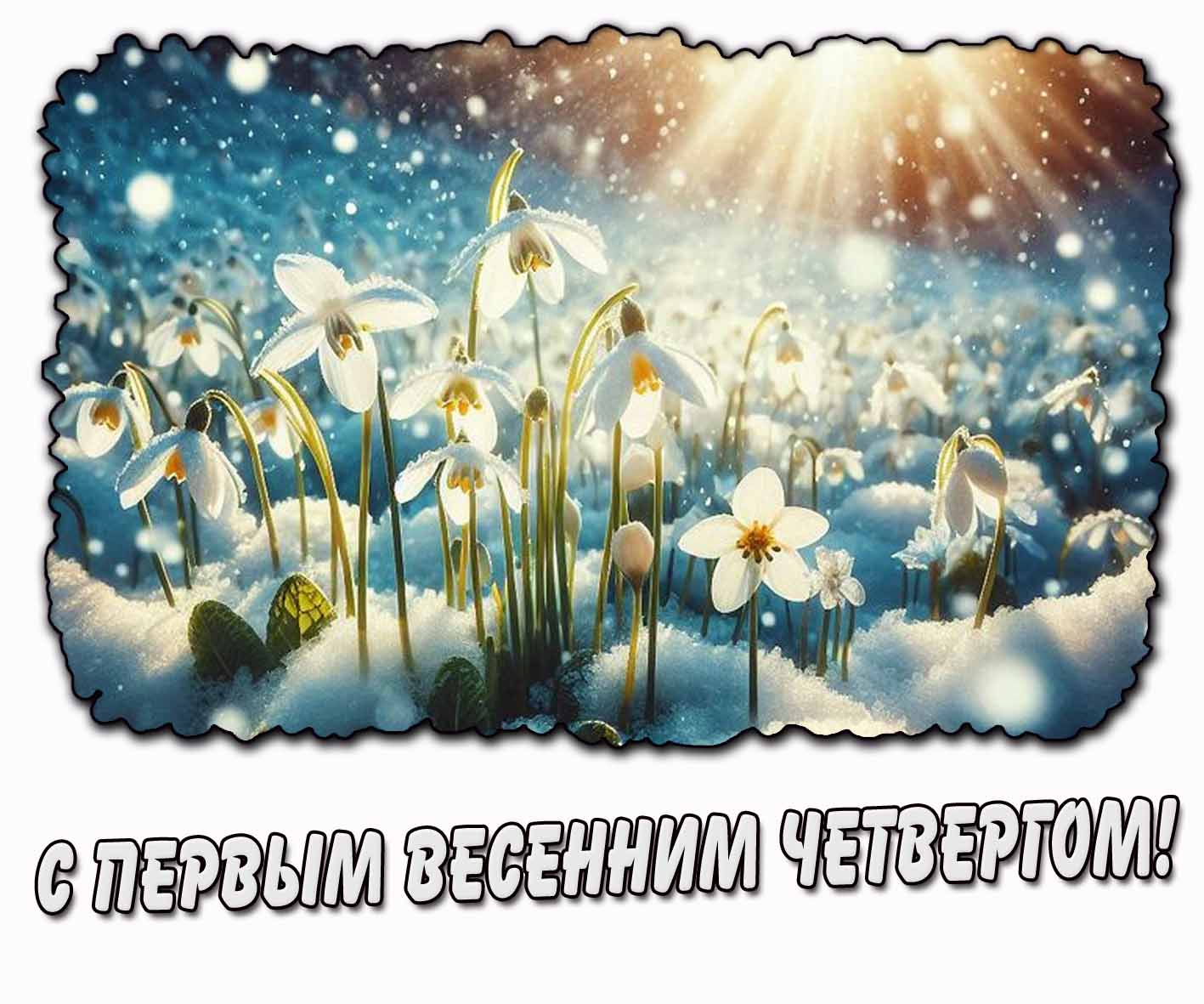 Картинка с первым весенним четвергом