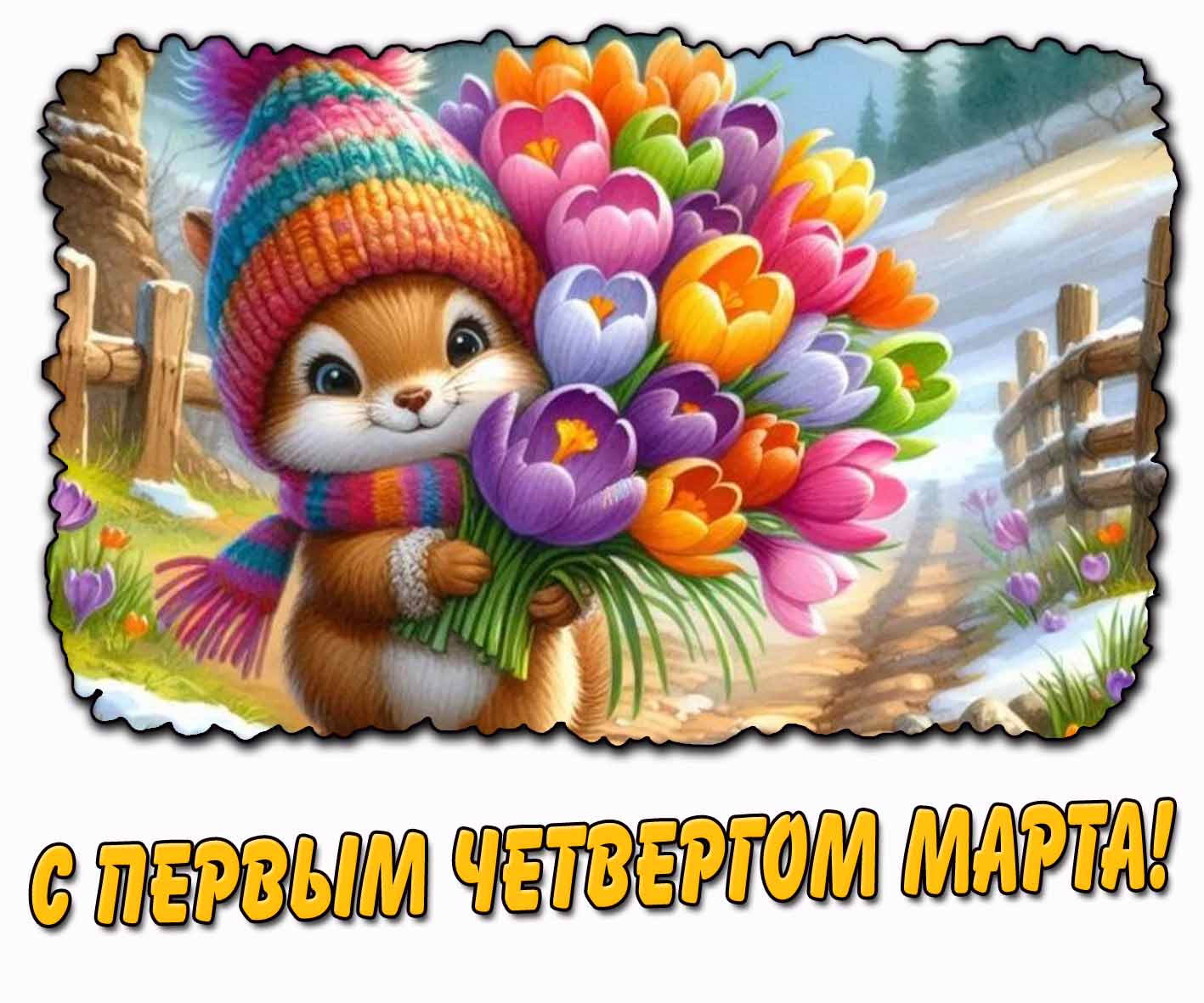 Картинка с первым четвергом марта