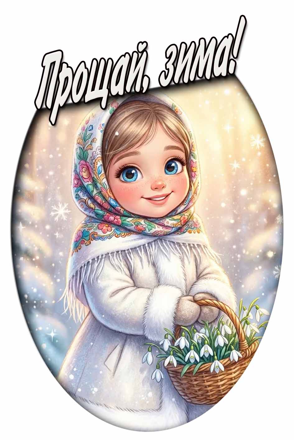 Открытка "Прощай, зима!"