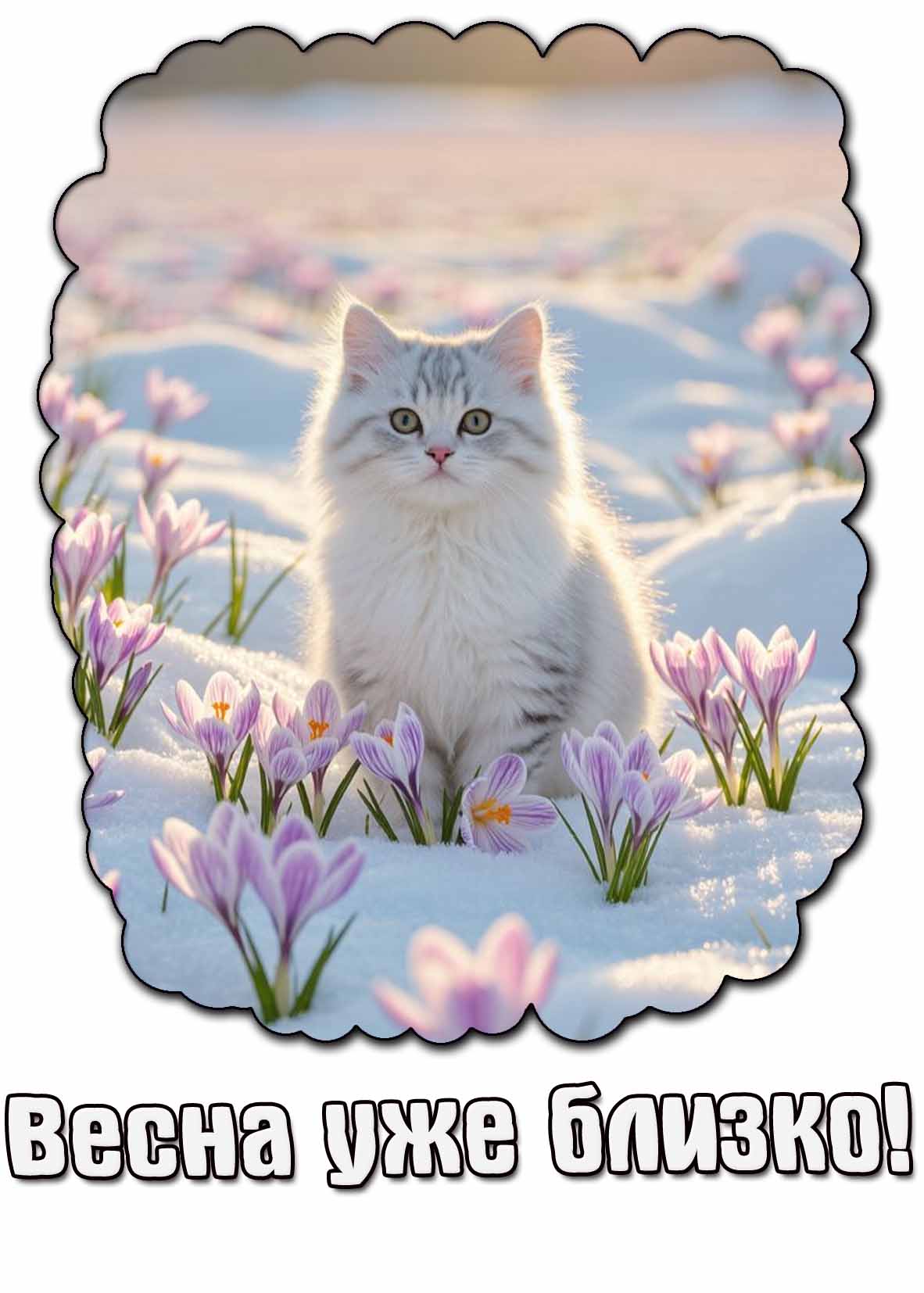 Открытка весна уже близко