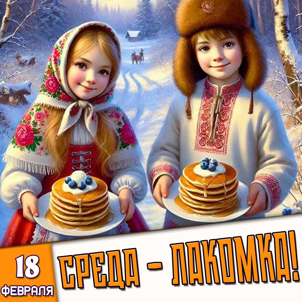 Картинка 18 февраля среда - Лакомка!