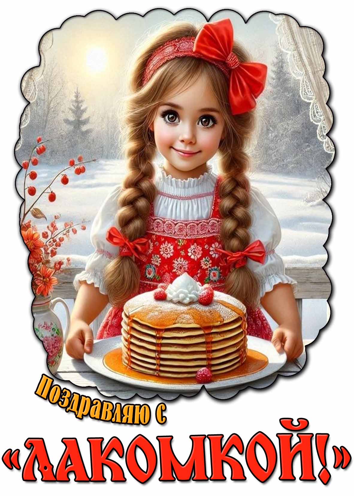 Картинка "Поздравляю с «Лакомкой!»"