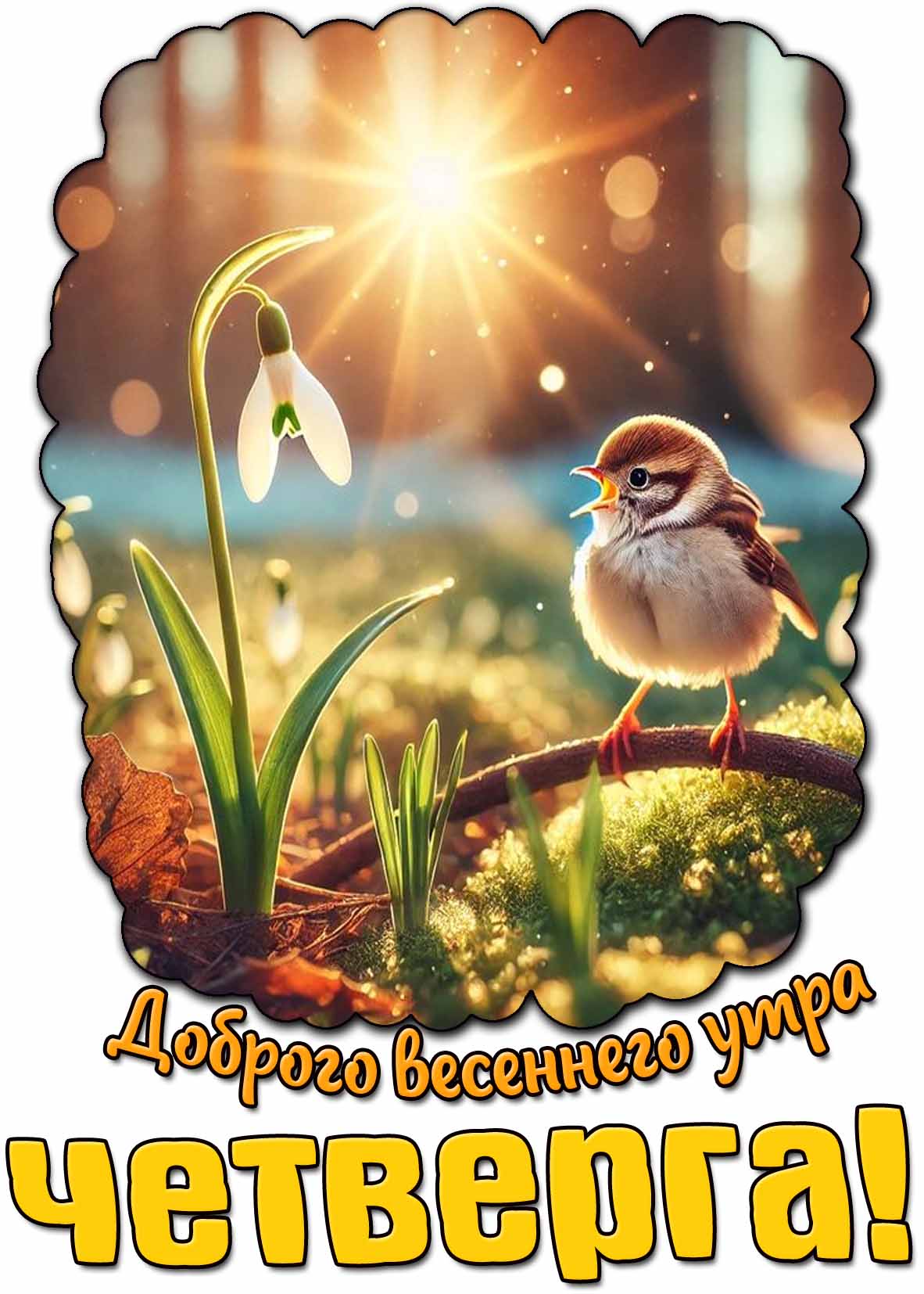 Картинка доброго весеннего утра четверга