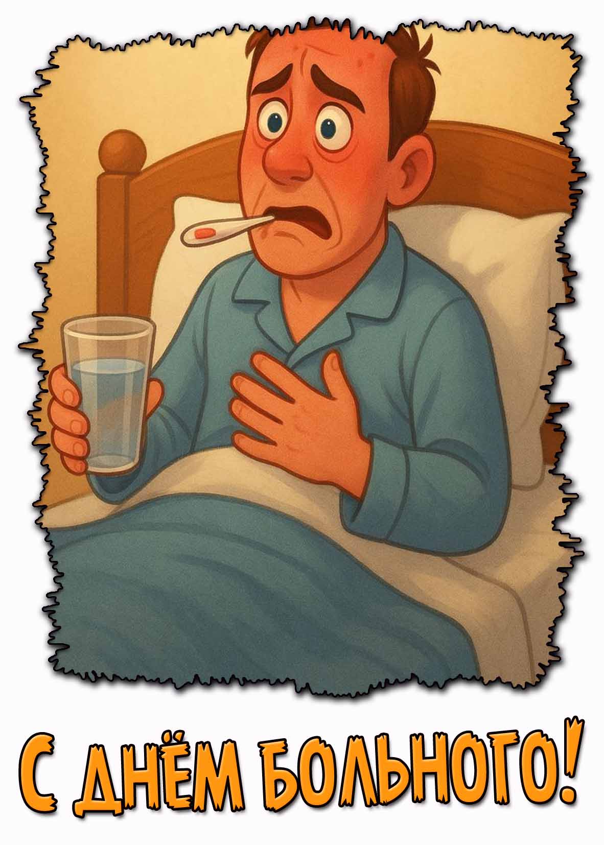 Картинка с днём больного