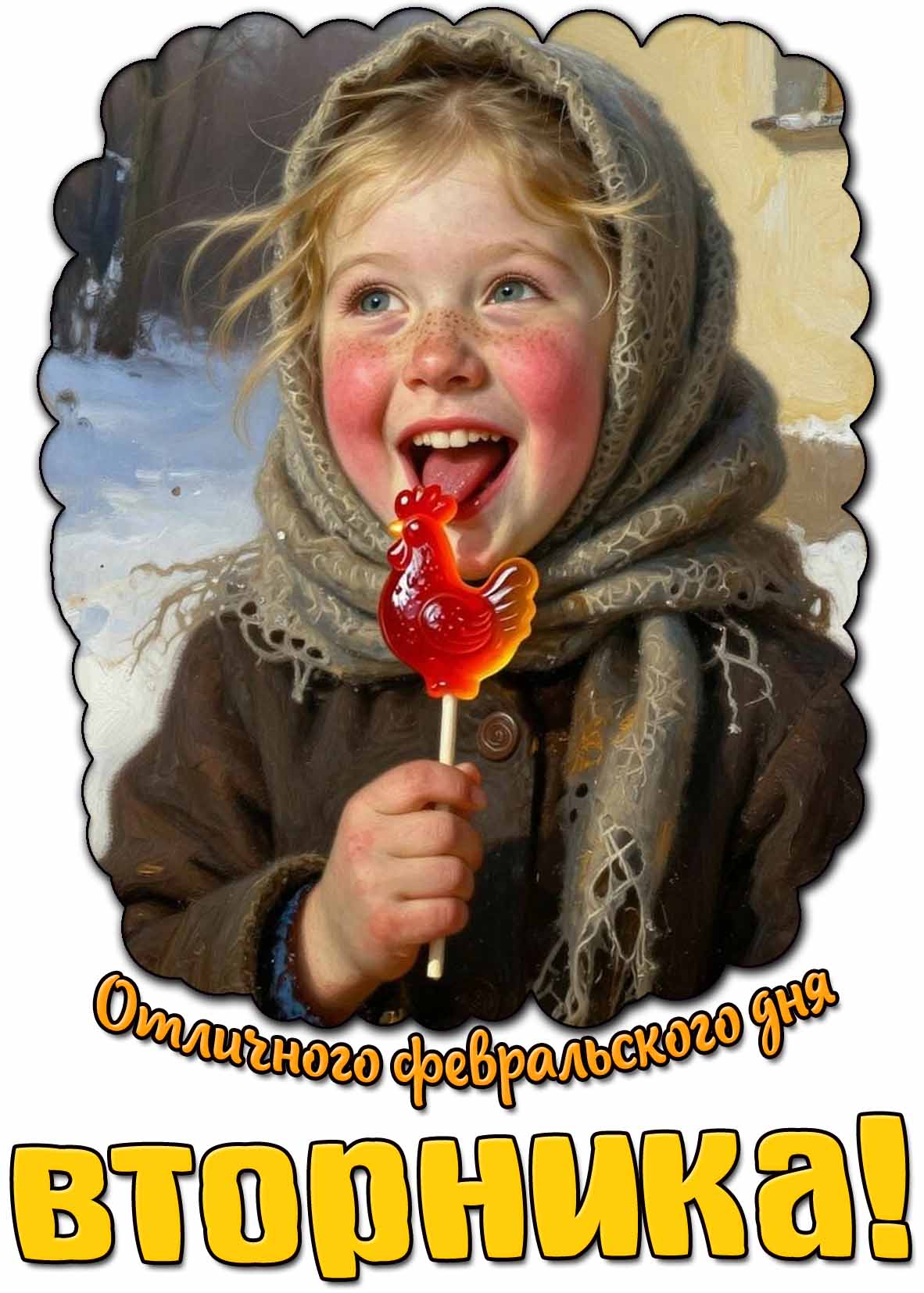 Картинка отличного февральского дня вторника