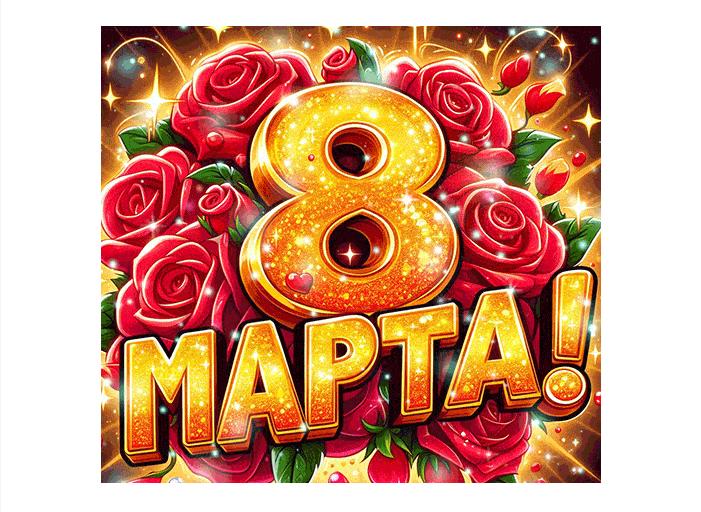 Прикольная гифка с 8 марта