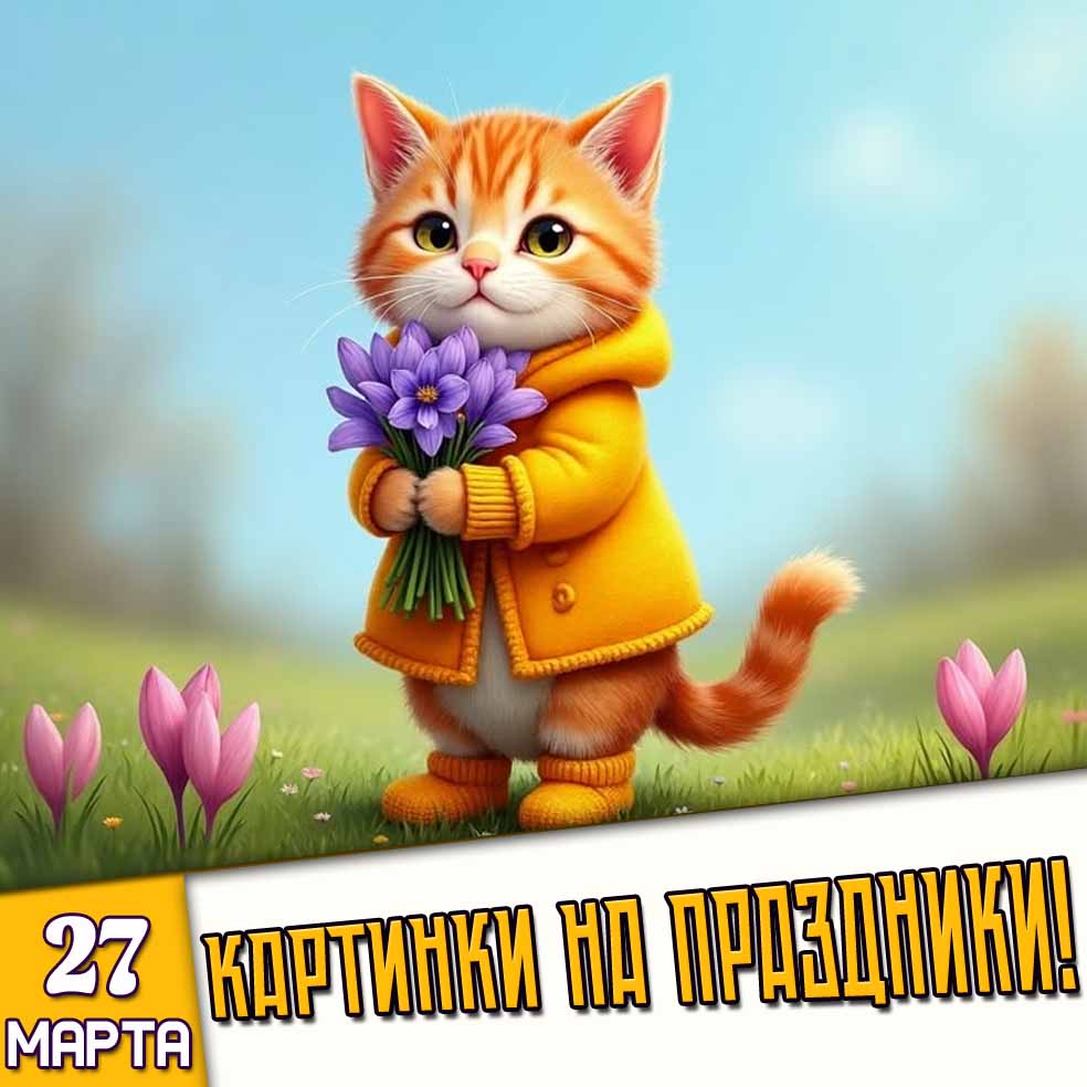 Картинки на праздники 27 марта