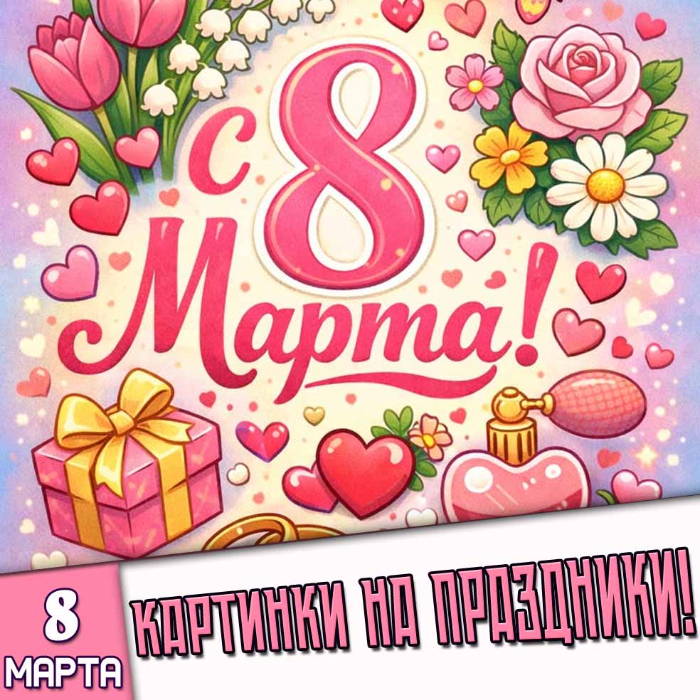 Картинки на праздники 8 марта