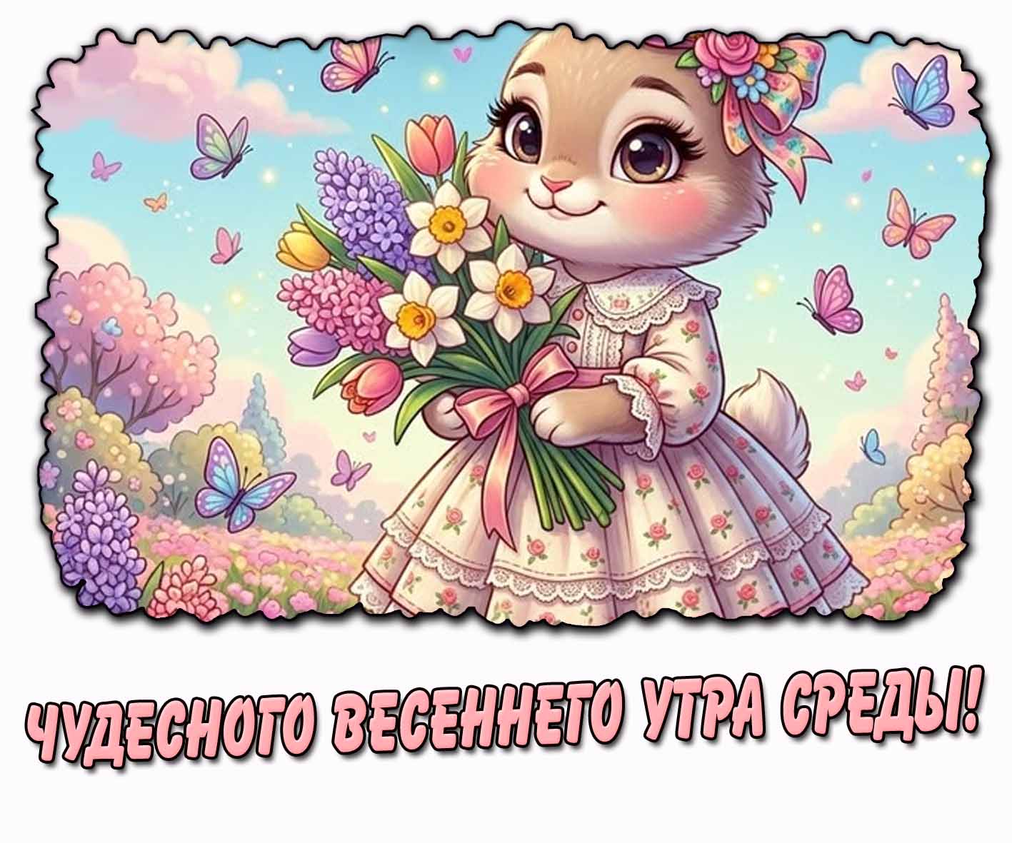 Картинка чудесного весеннего утра среды