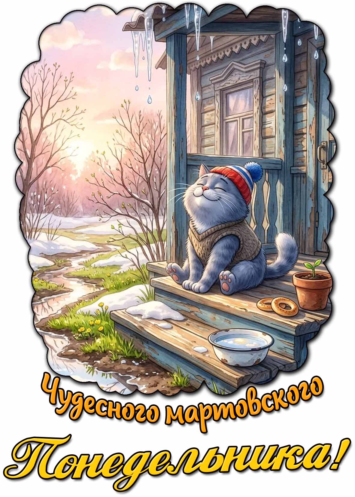 Картинка чудесного мартовского понедельника