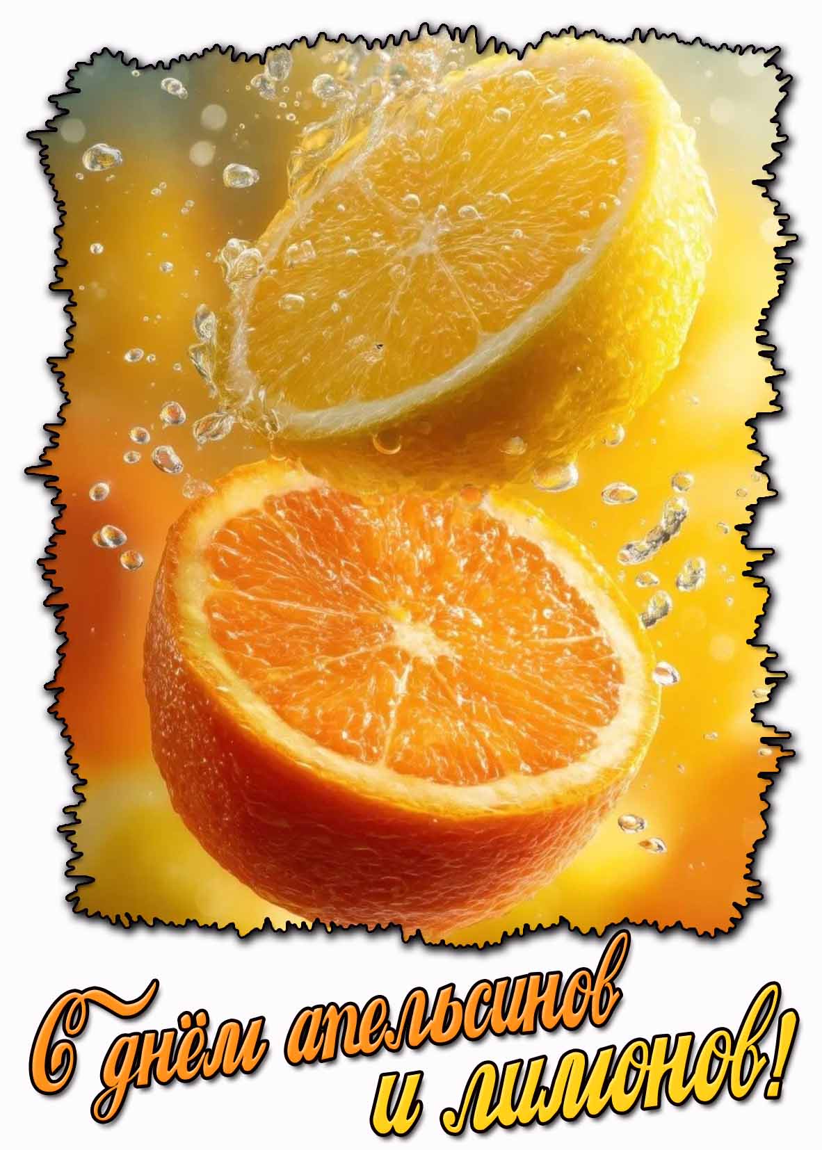 Картинка с днём апельсинов и лимонов