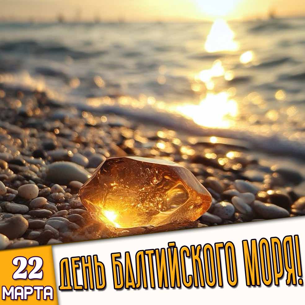 Картинка 22 марта - день Балтийского моря!
