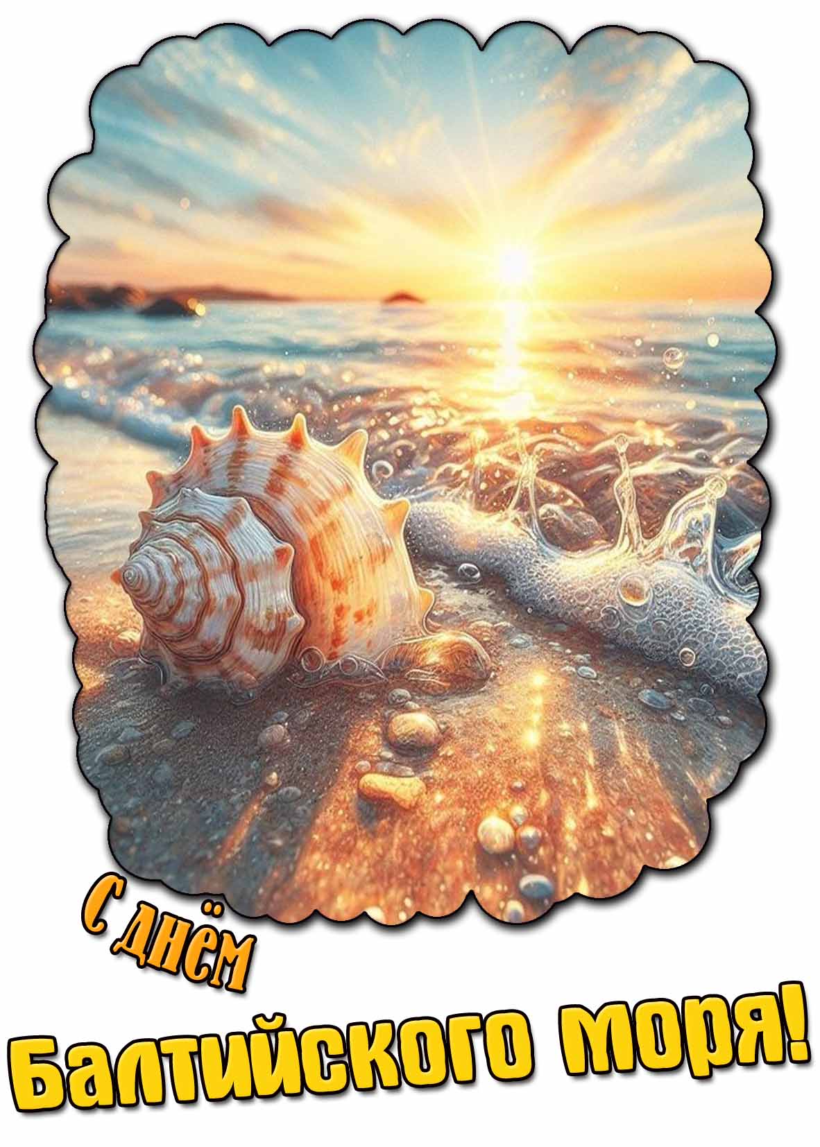 С днём Балтийского моря! - красивая открытка