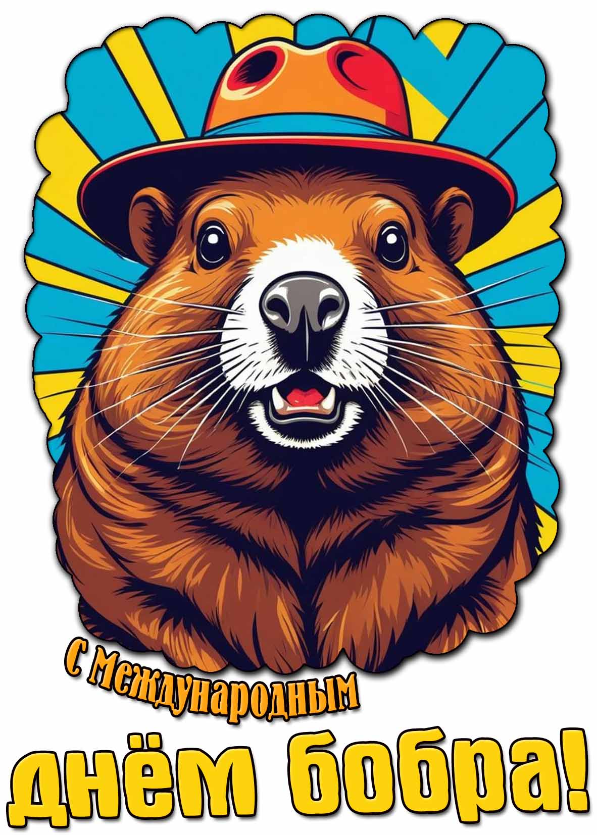 Картинка с Международным днём бобра