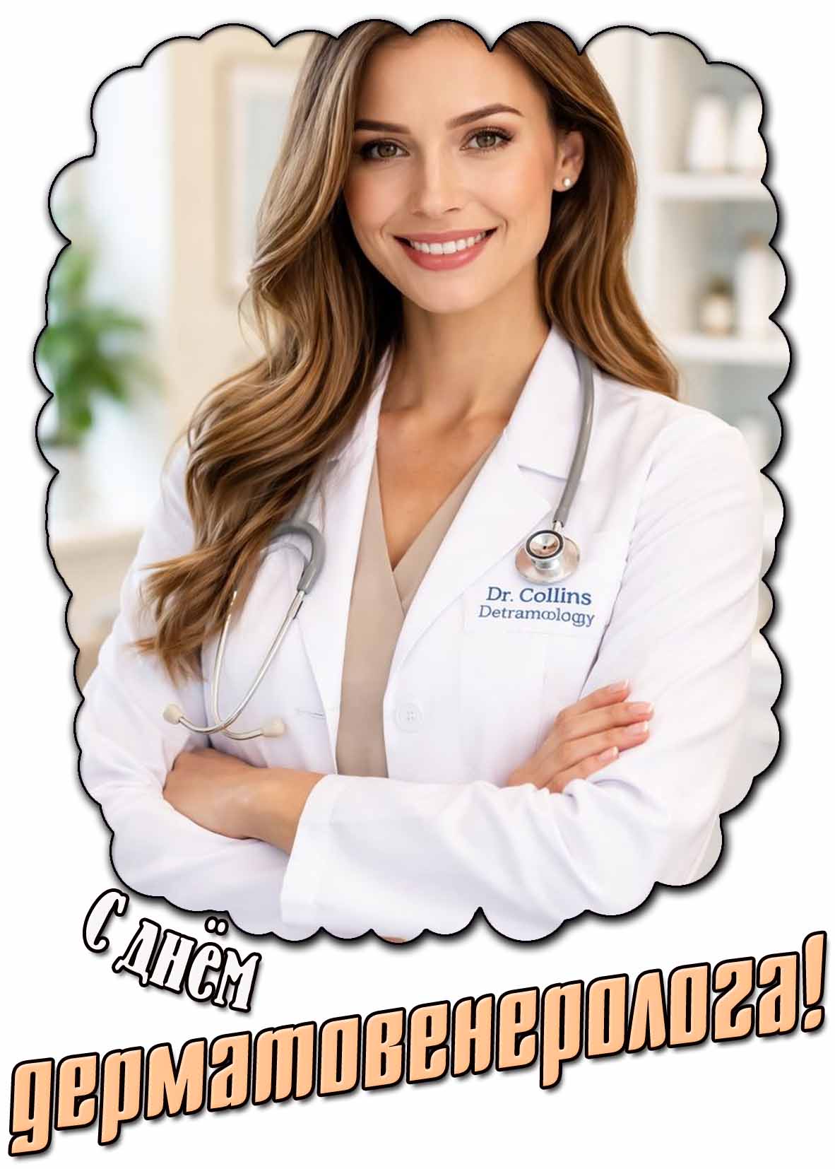 Открытка с днём дерматовенеролога
