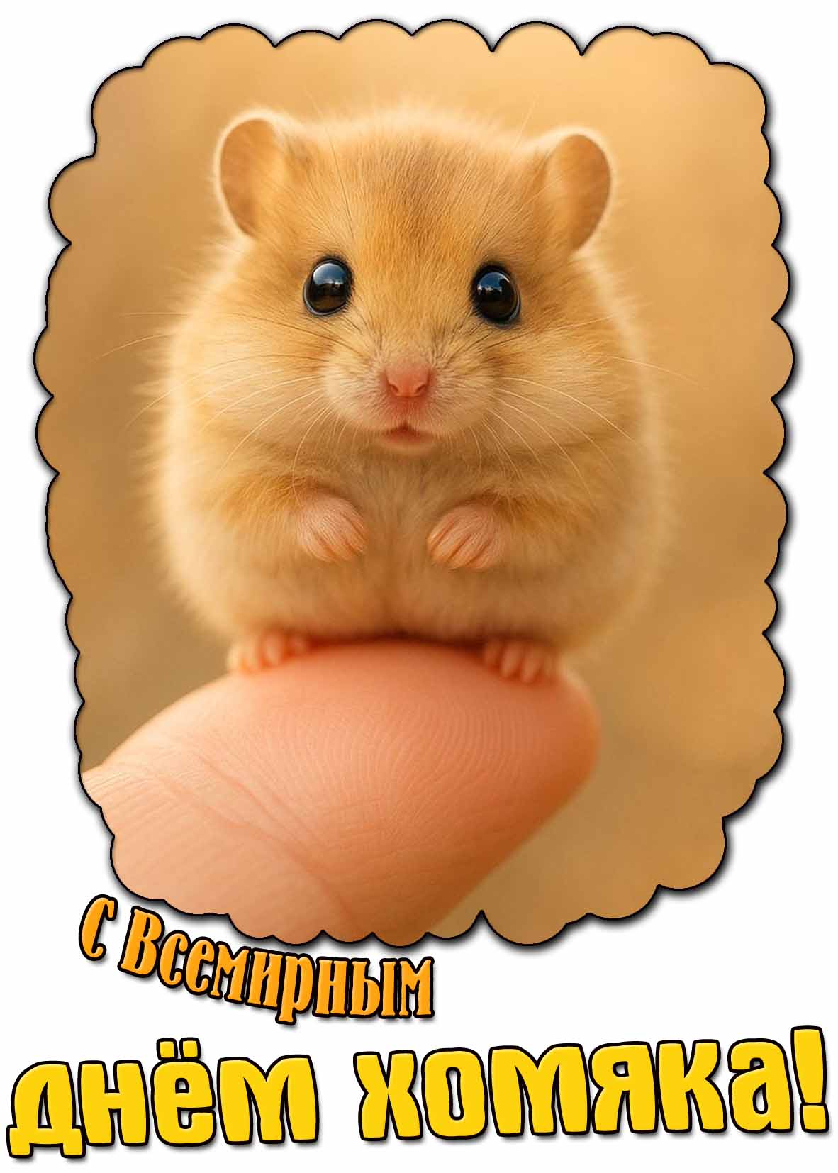 Картинка с Всемирным днём хомяка