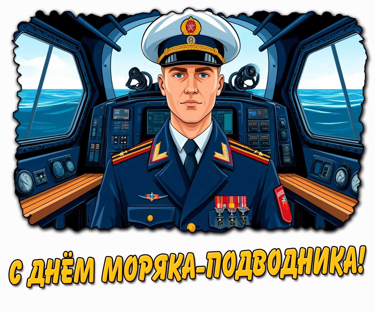 Картинка с днём моряка-подводника