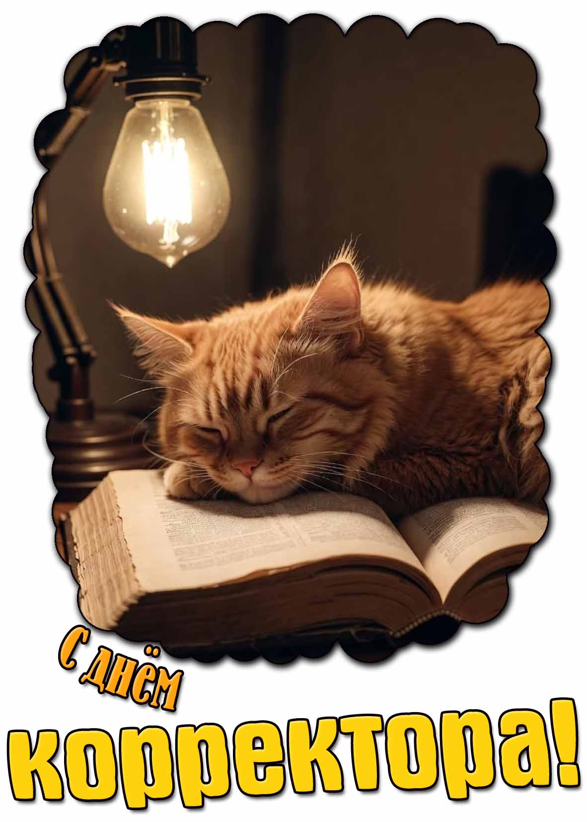 С днём корректора! - прикольная открытка