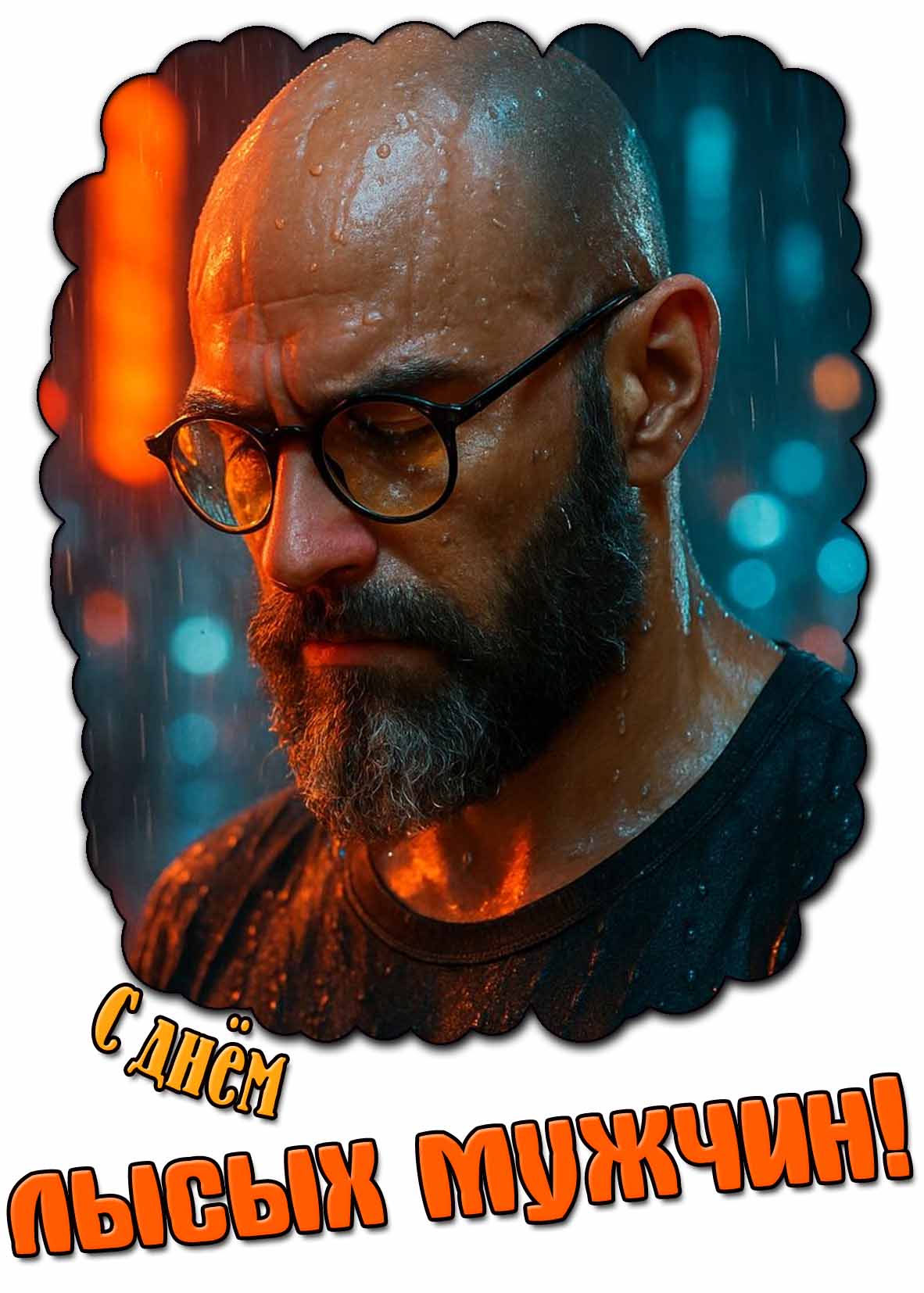 Открытка ко дню лысых мужчин