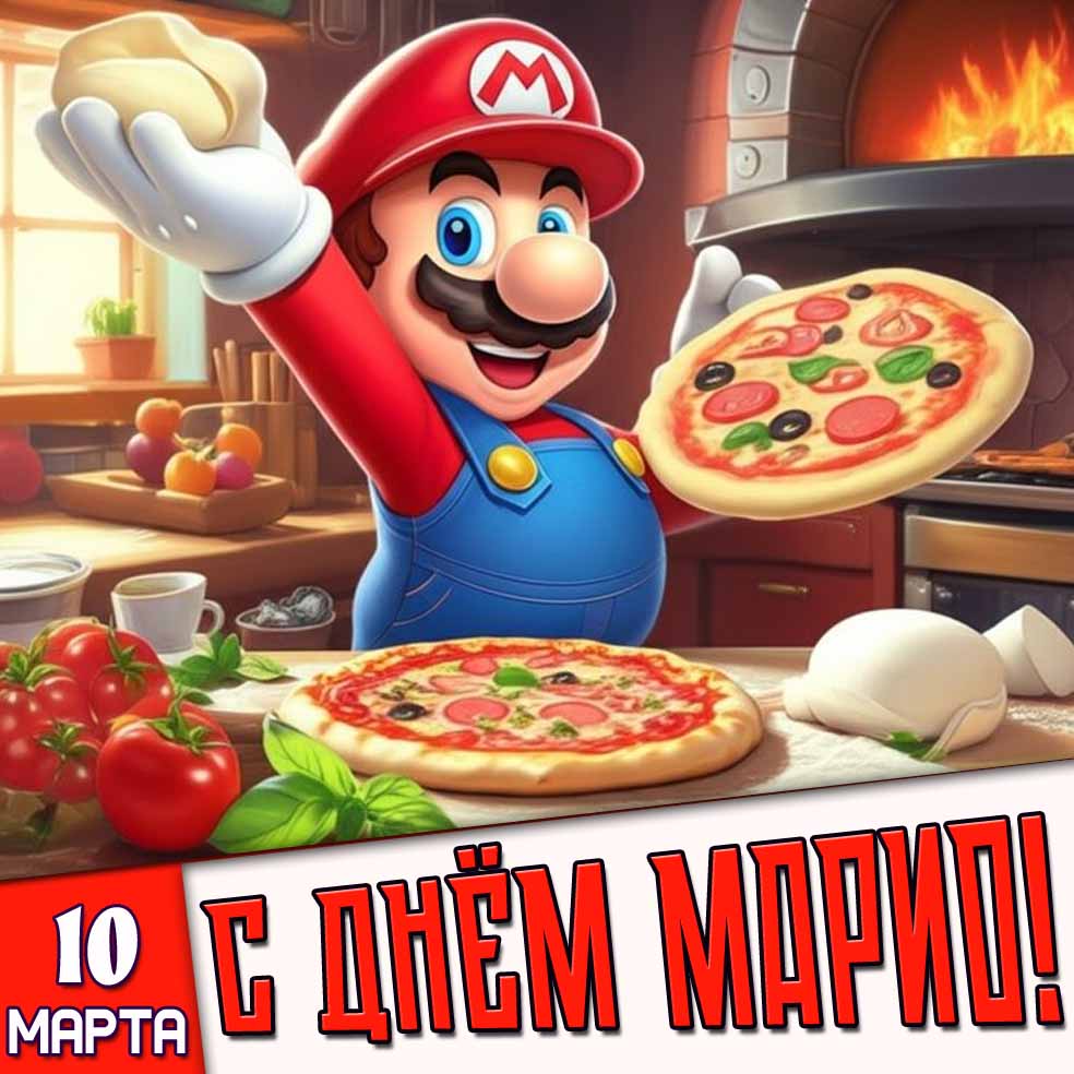Картинка 10 марта - с днём Марио!