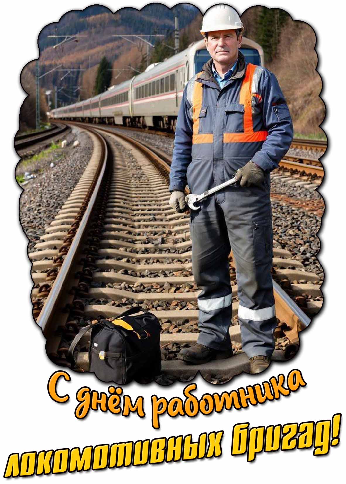 Картинка с днём работника локомотивных бригад