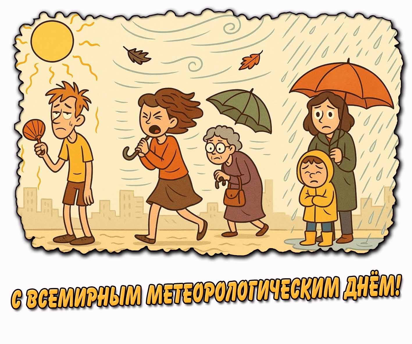 Картинка с Всемирным метеорологическим днём