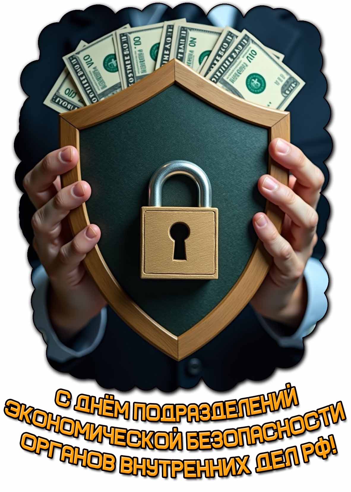 С днём подразделений экономической безопасности органов внутренних дел РФ! - красивая картинка
