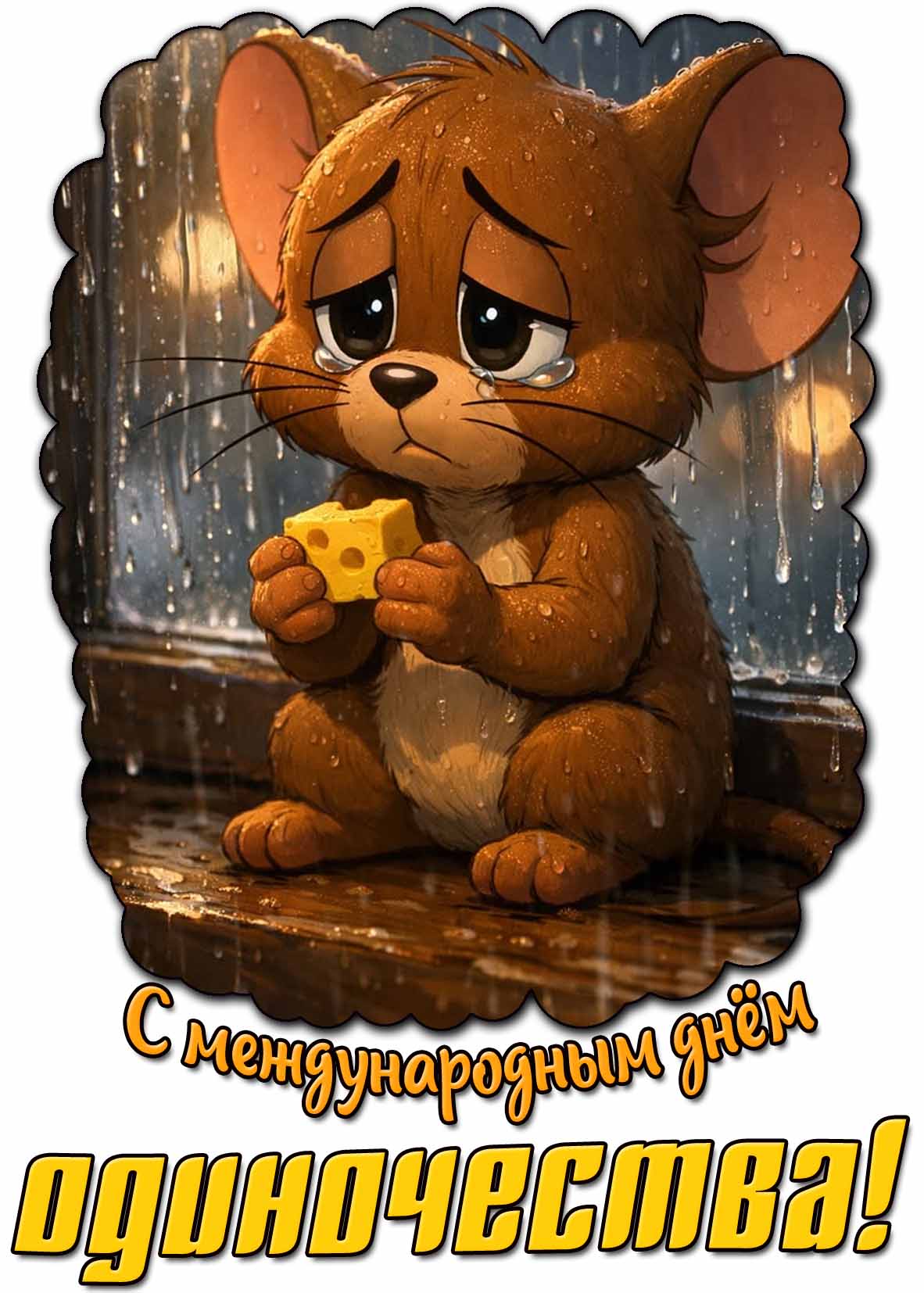 Мультяшная картинка с Международным днём одиночества