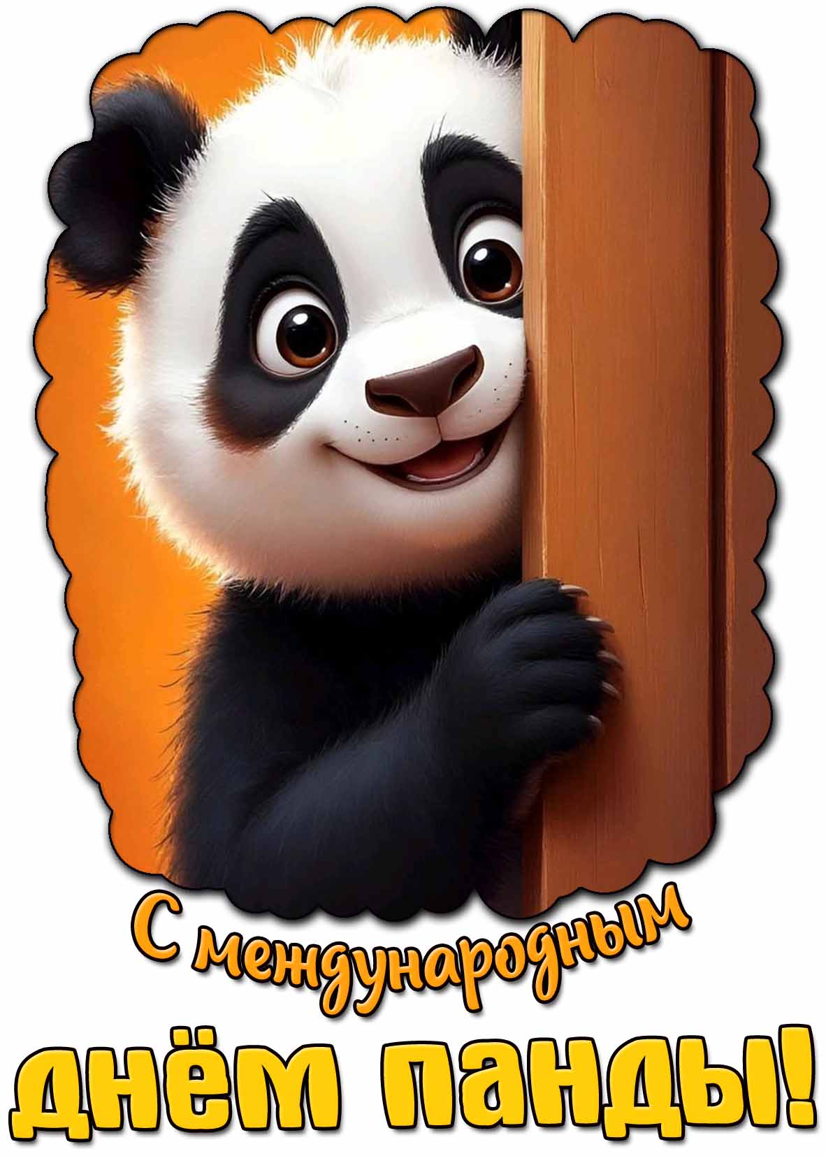 Картинка с Международным днём панды