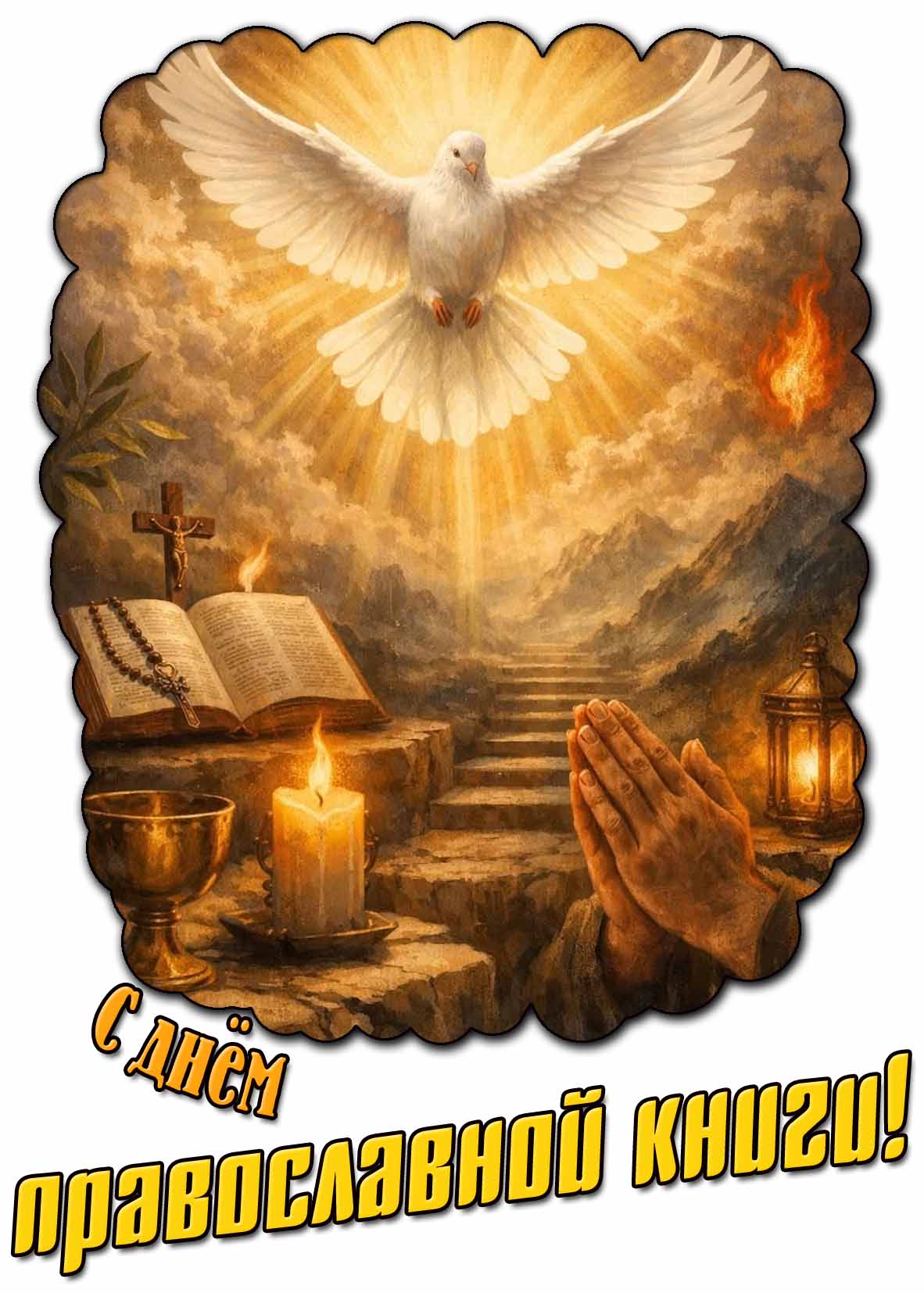 Красивая картинка с днём православной книги