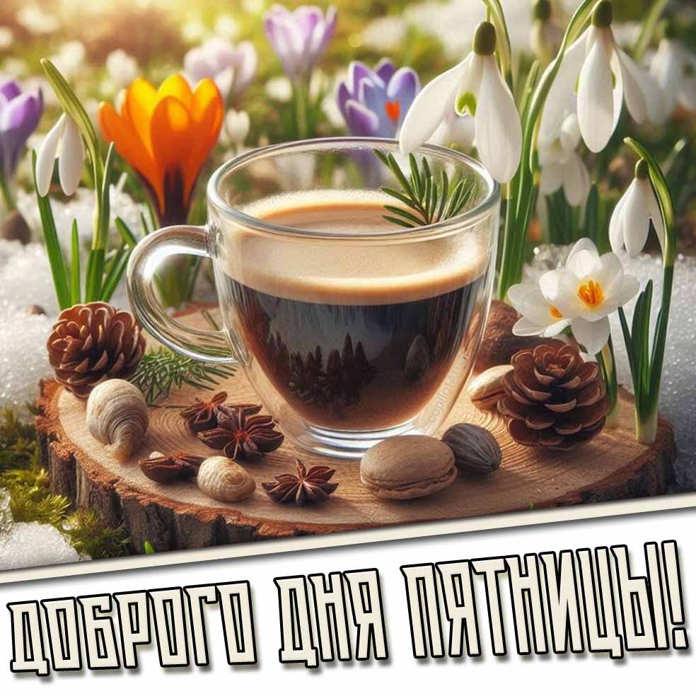 Весенняя картинка доброго дня пятницы