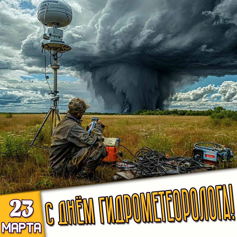 Картинка 23 марта - с днём гидрометеоролога!