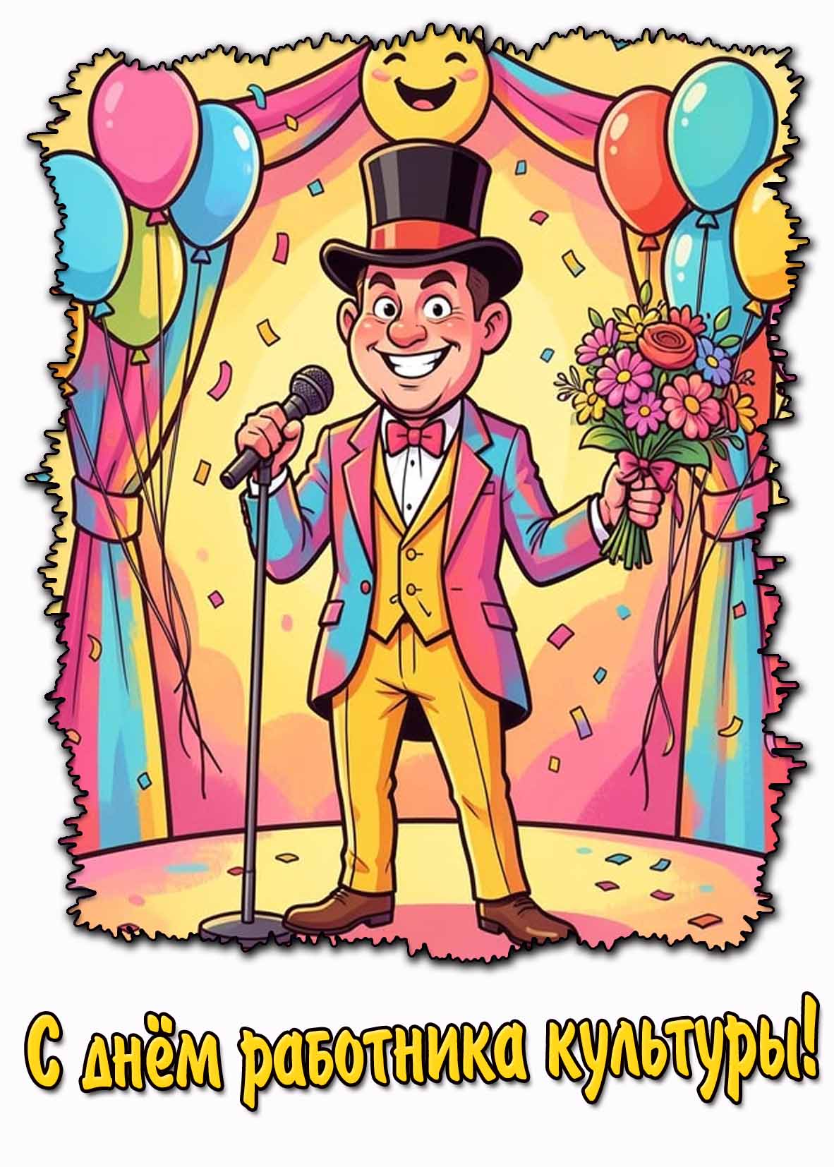 Прикольная картинка с днём работника культуры