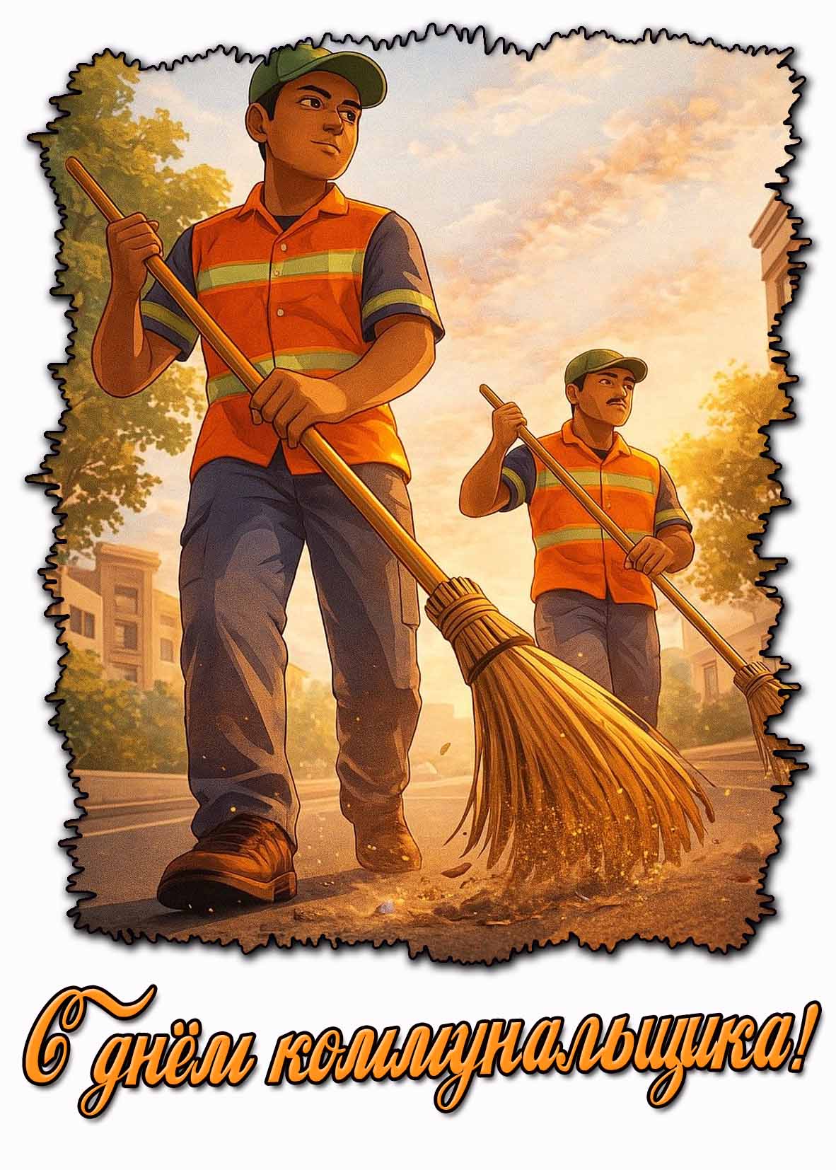 Открытка с днём коммунальщика