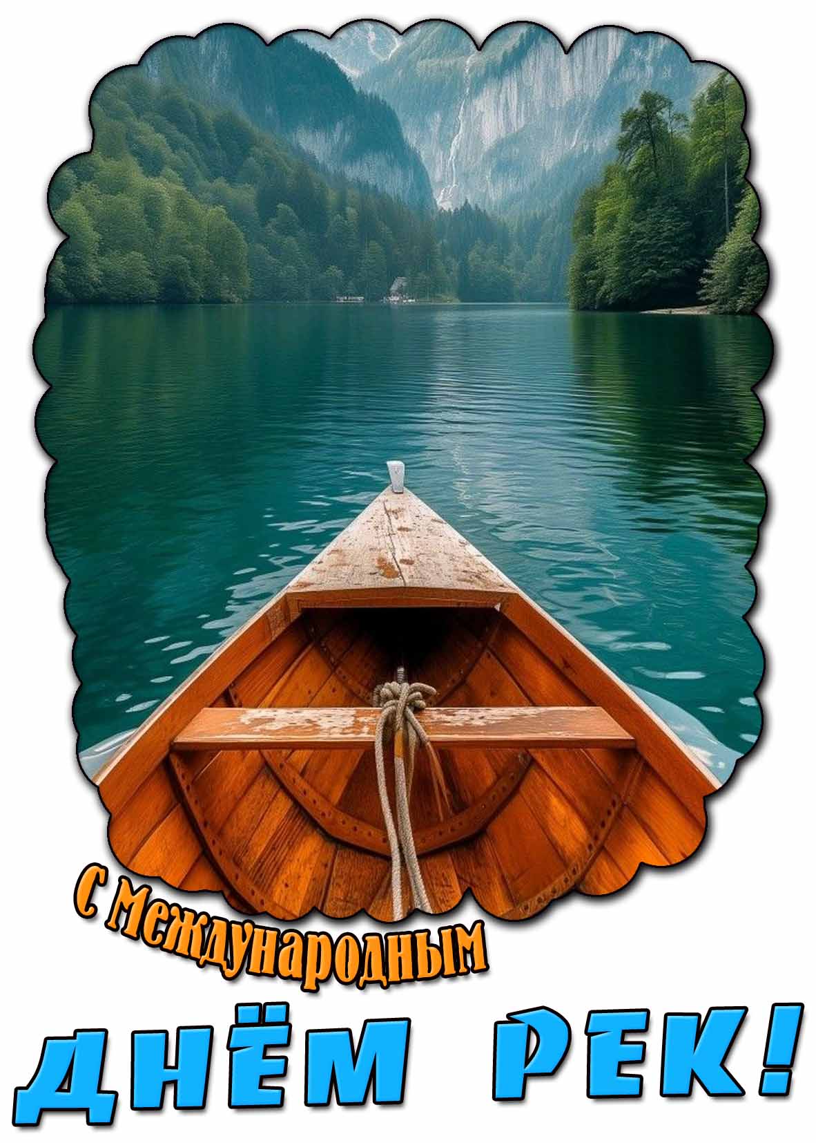 Открытка с Международным днём рек