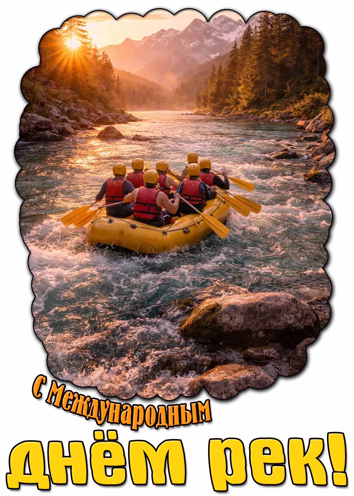 Картинка с Международным днём рек