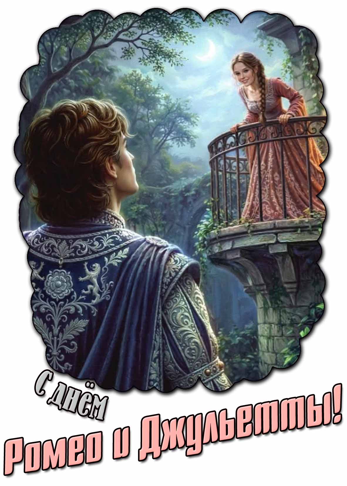 Красивая картинка с днём Ромео и Джульетты