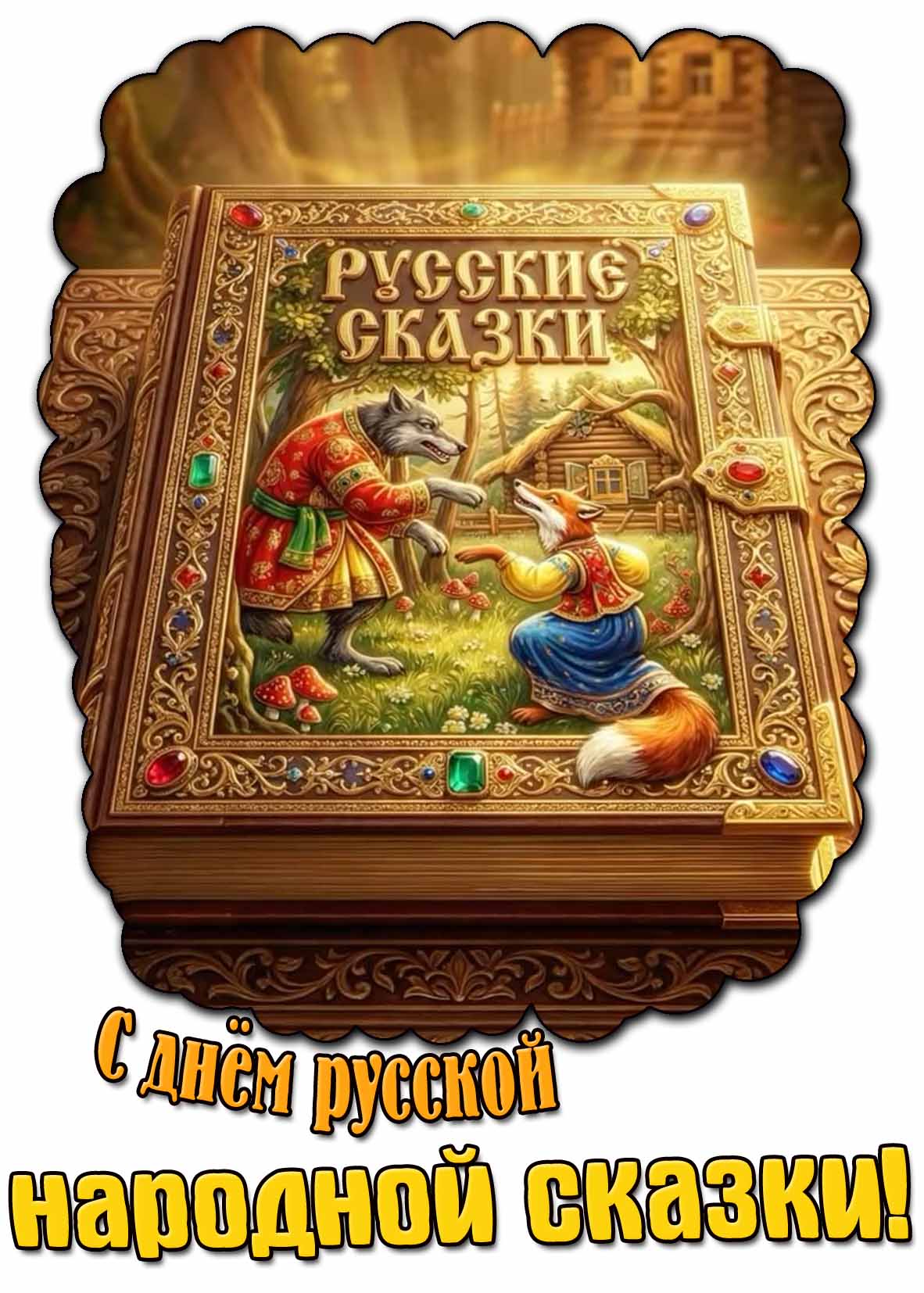 Красивая картинка с днём русской народной сказки