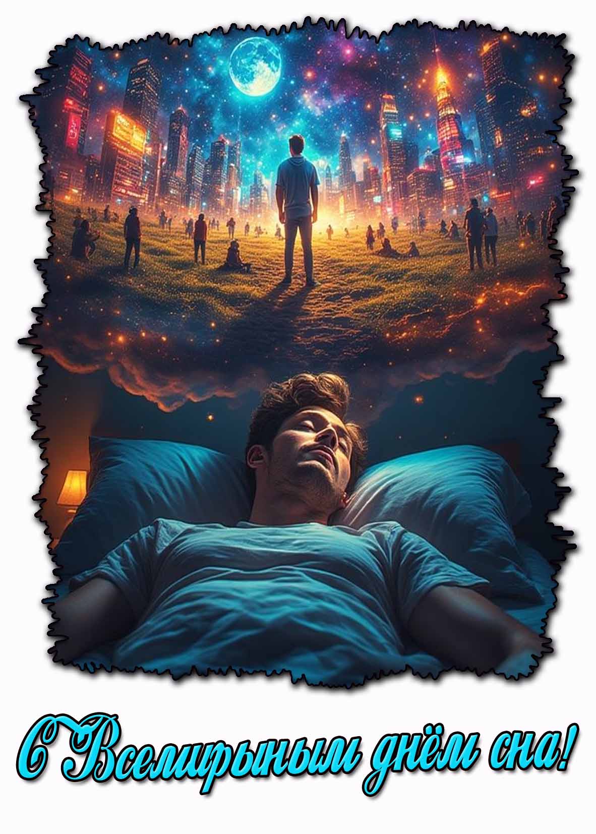 С Всемирным днём сна! - картинка для мужчины