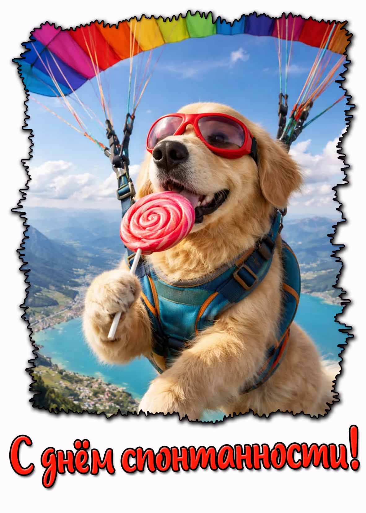 Прикольная картинка с днём спонтанности