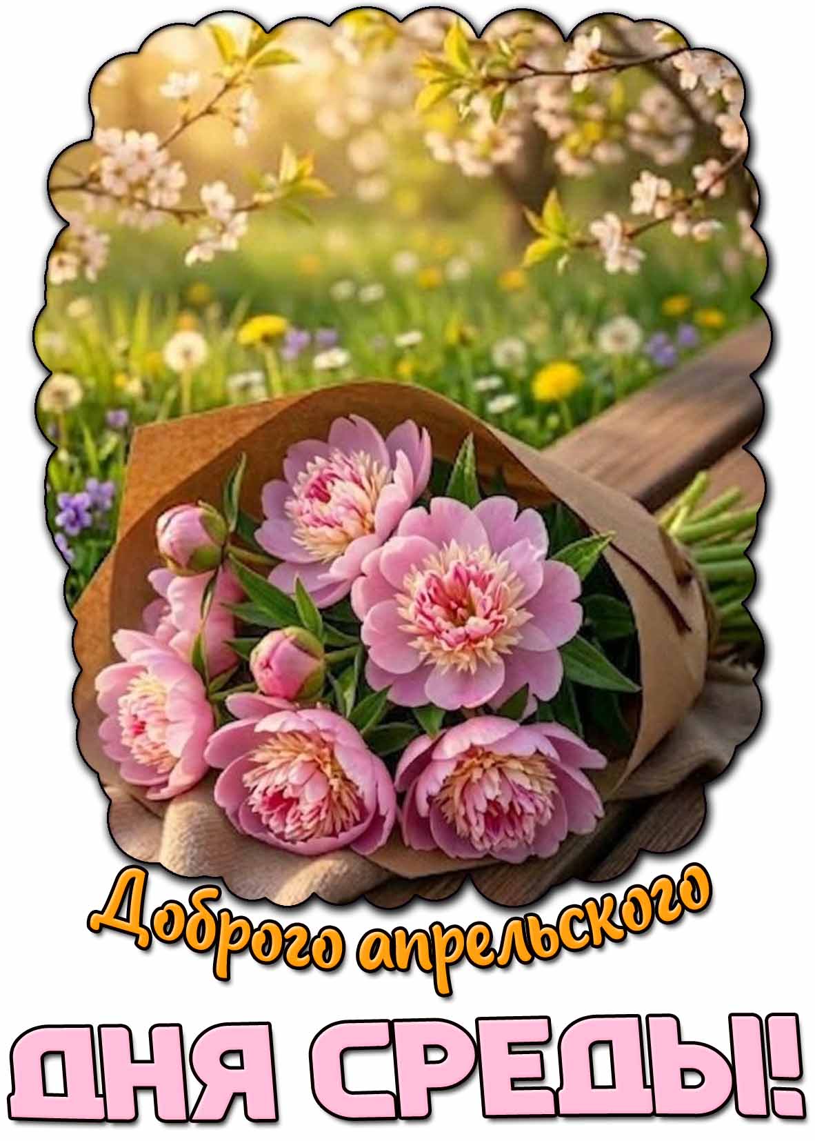 Картинка доброго апрельского дня среды