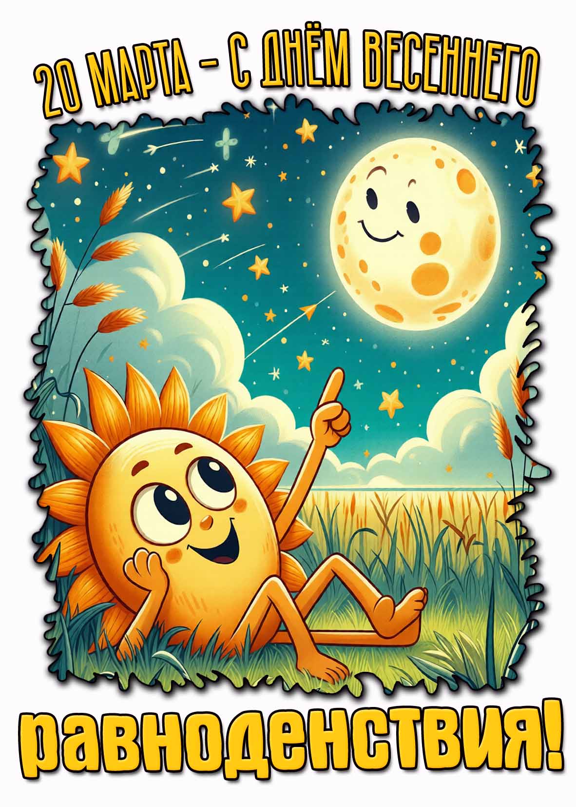 Прикольная картинка ко дню весеннего равноденствия