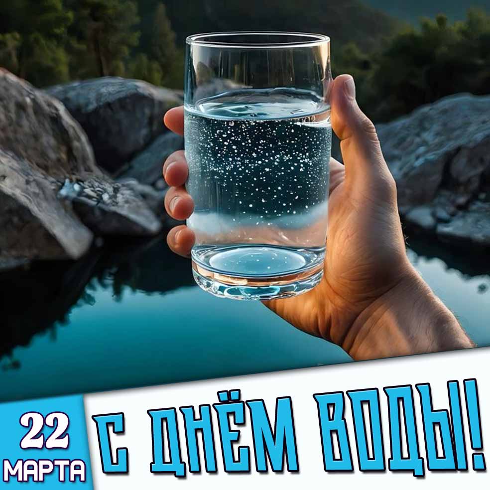 Картинка 22 марта - с днём воды!
