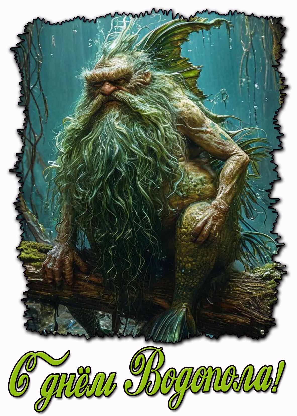 С днём Водопола! - прикольная открытка