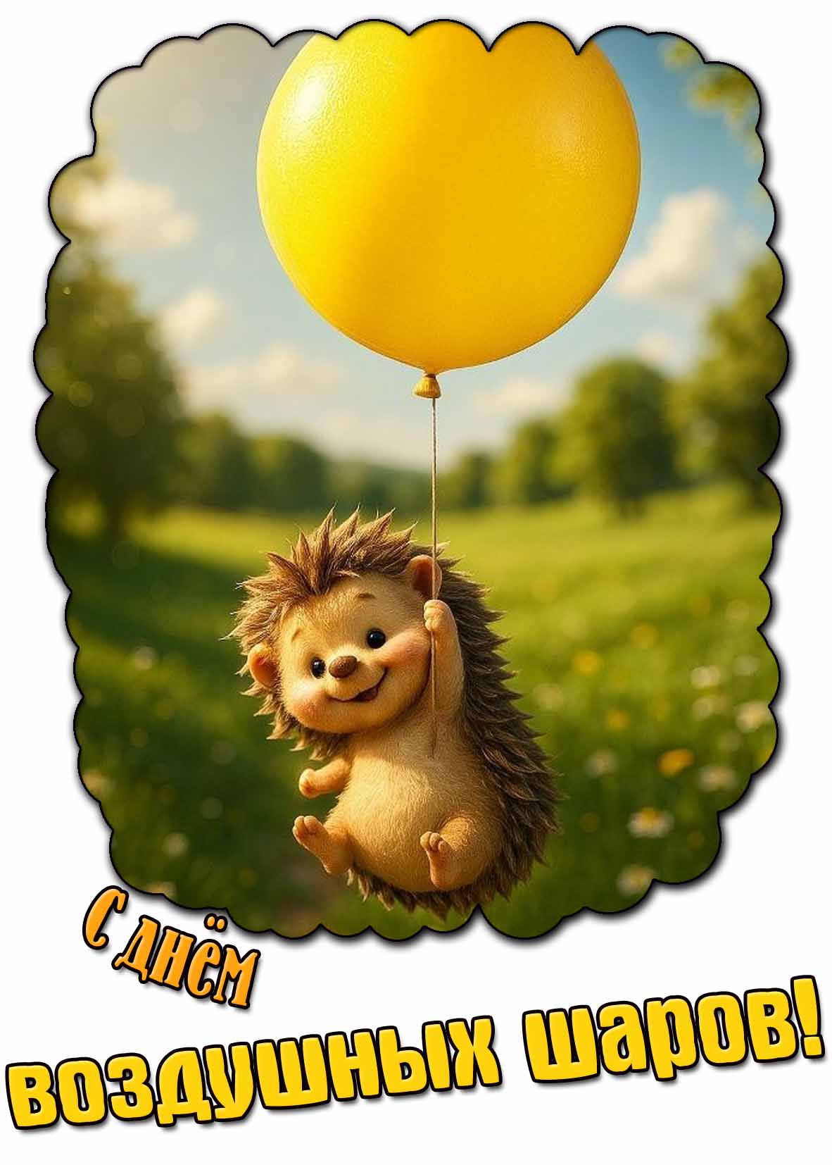Красивая картинка с днём воздушных шаров