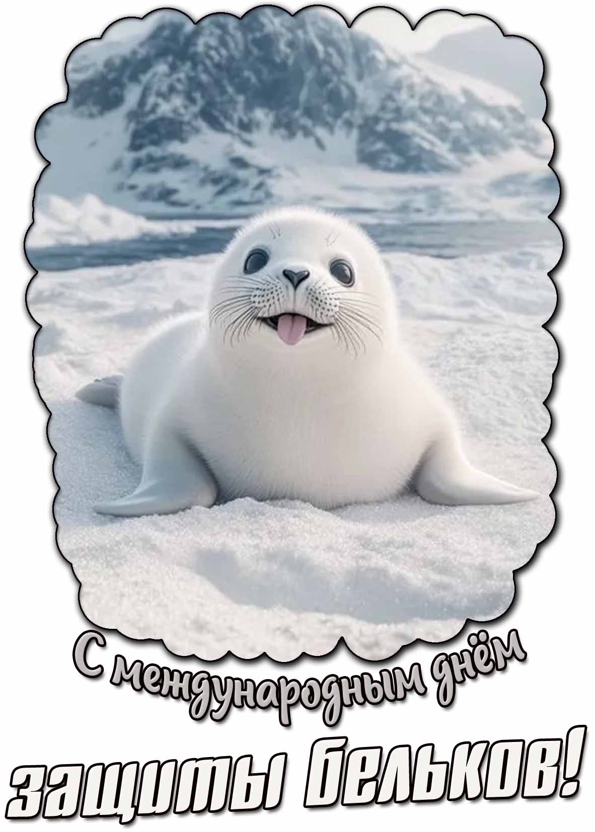 Картинка с Международным днём защиты бельков