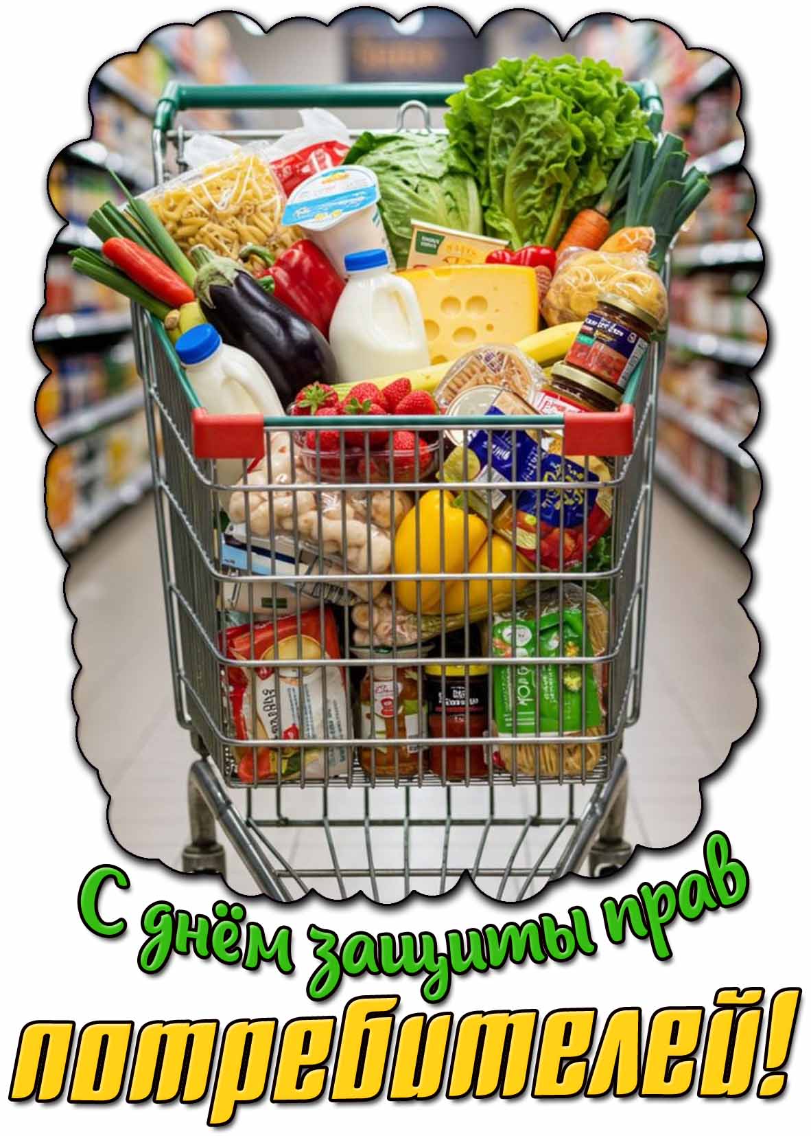 Открытка с днём защиты прав потребителей