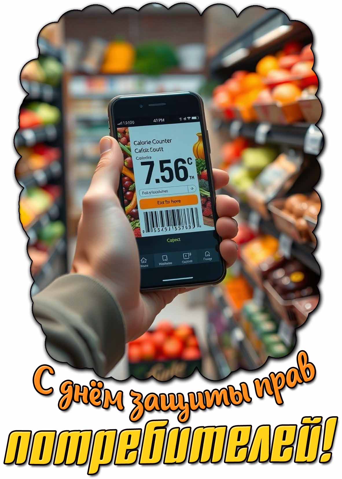 Красивая открытка с днём защиты прав потребителей